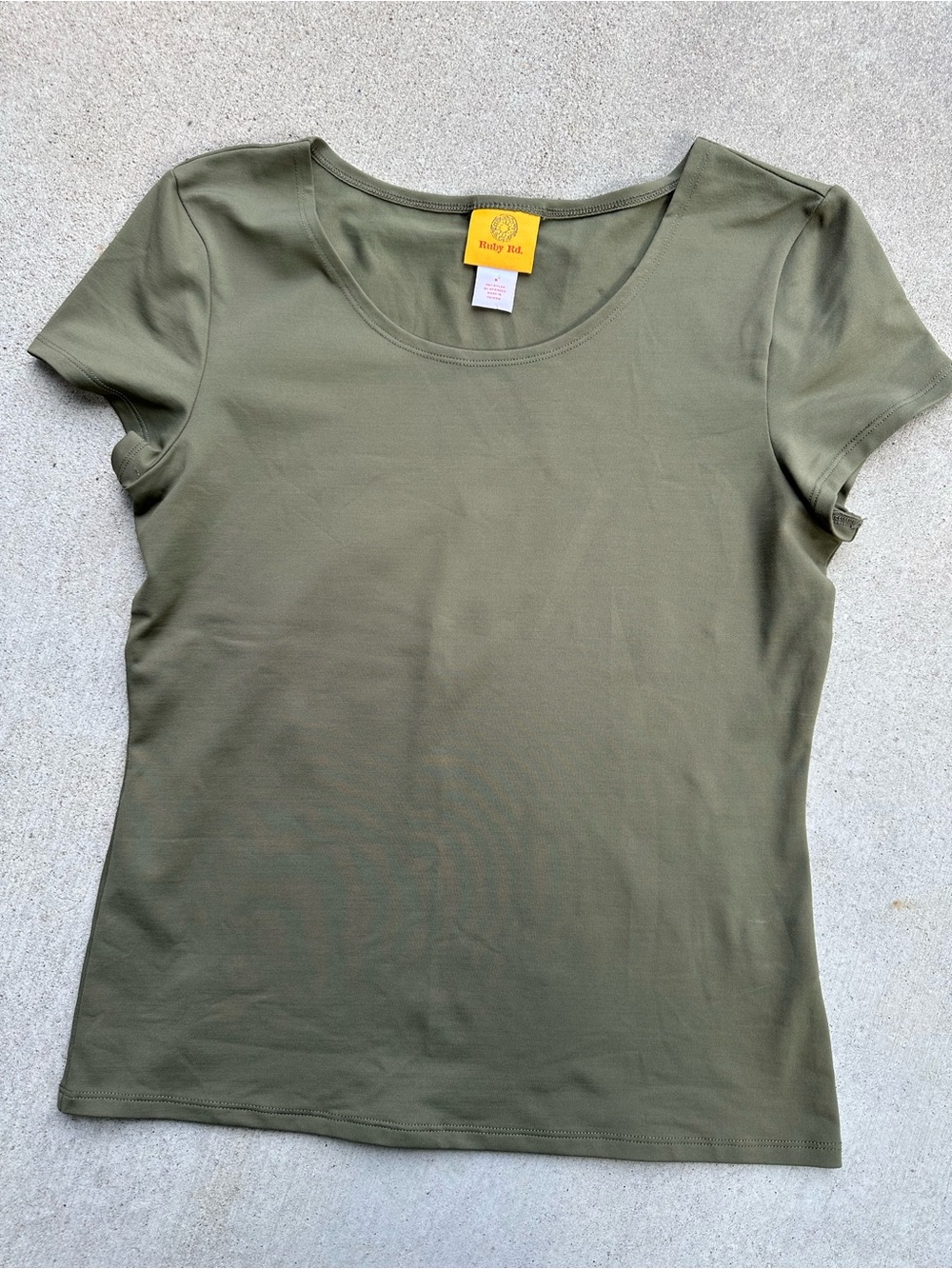 Ruby Rd. Women’s Capped Sleeve Shirt Tee
